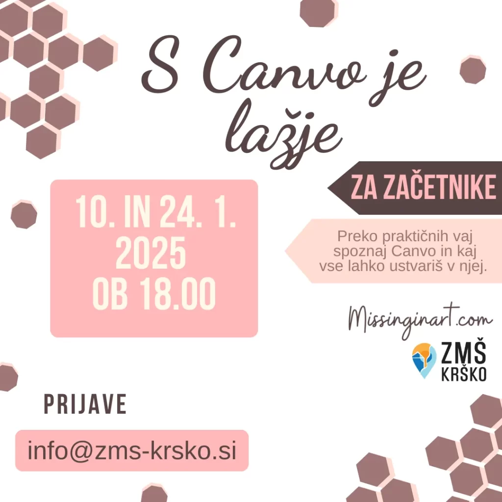 canva za začetnike, dogodek