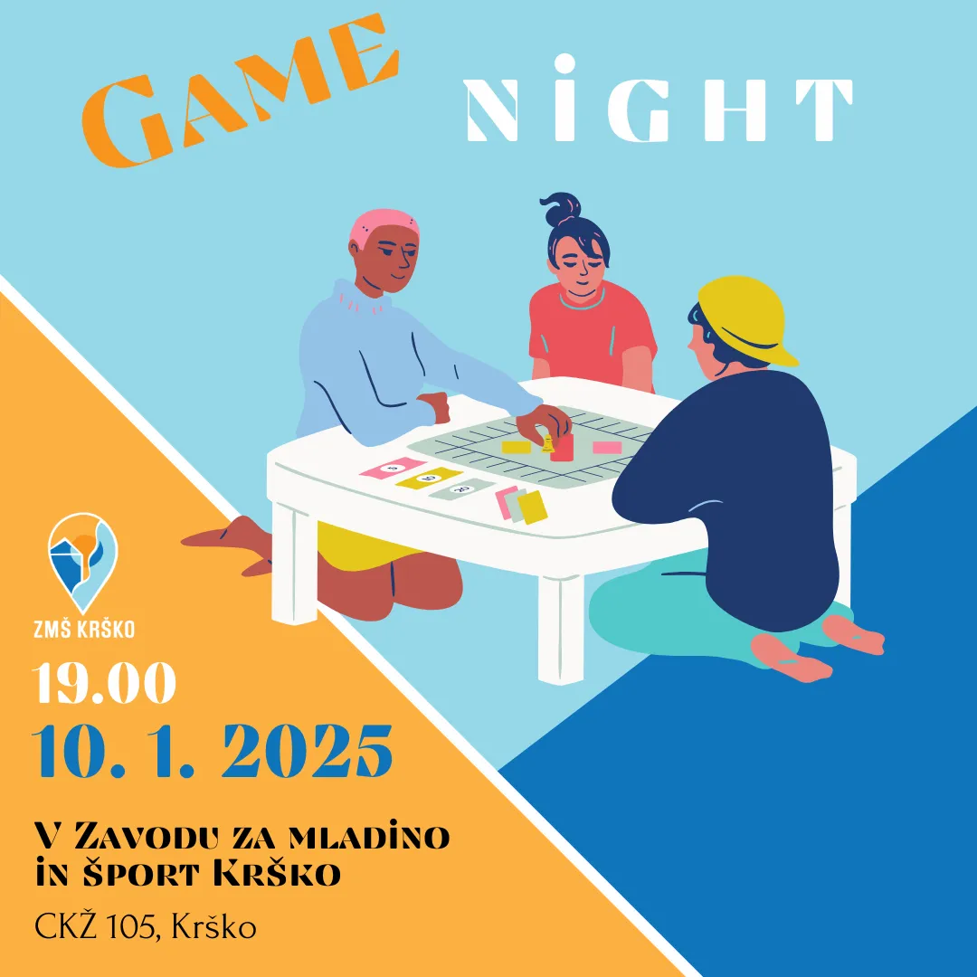 game night, 10 januar, dogodek