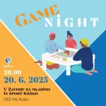 večer družabnih iger 20 junij, dogodek