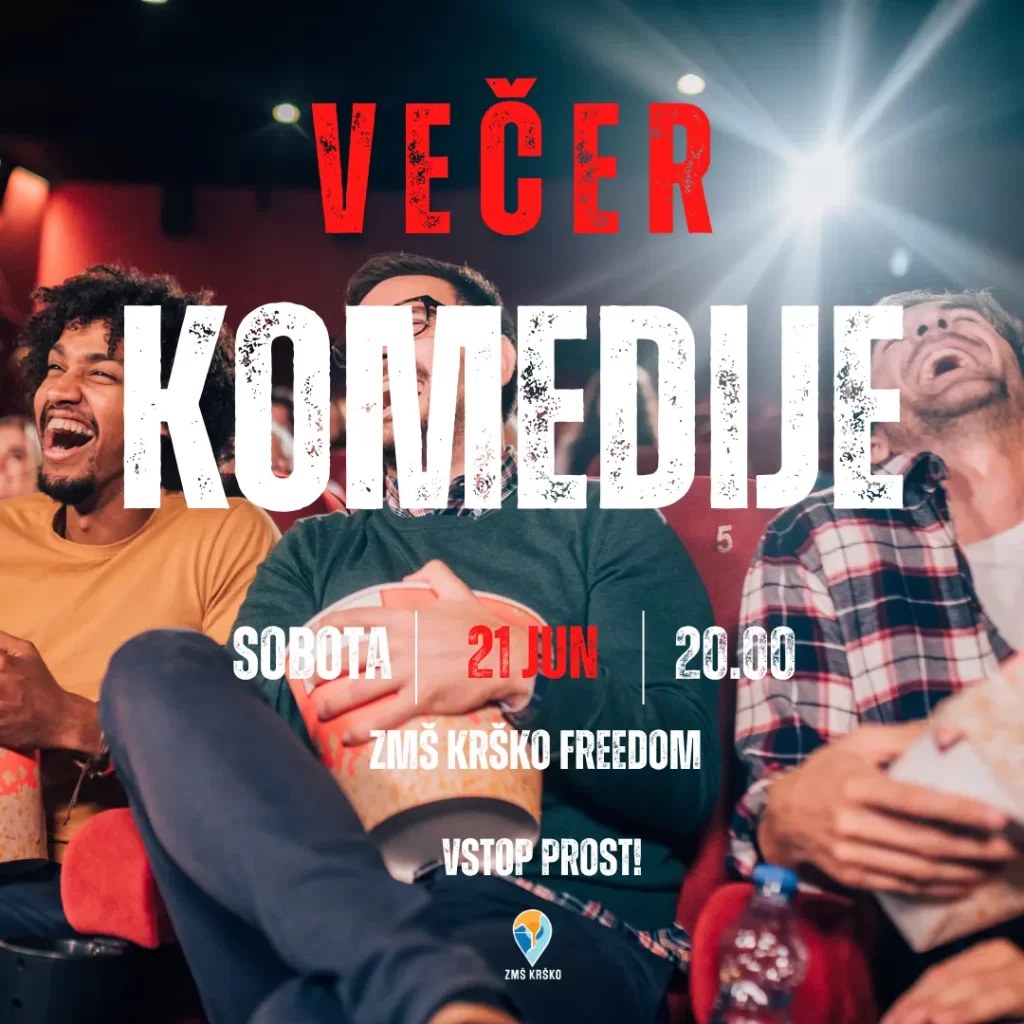 večer komedije in smeha, dogodek