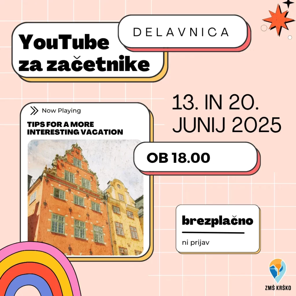 youtube za začetnike, dogodek