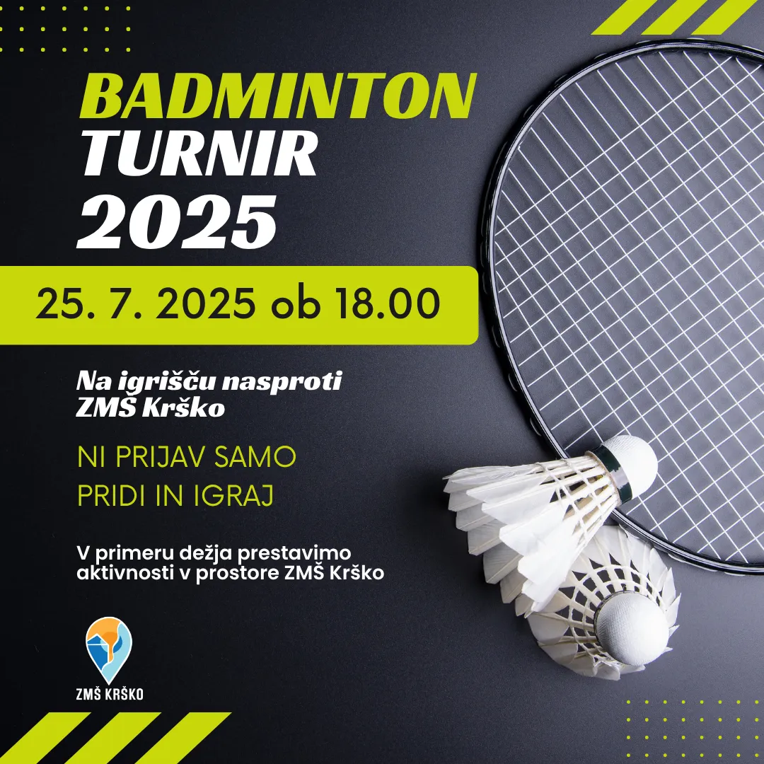 badminton turnir, dogodek