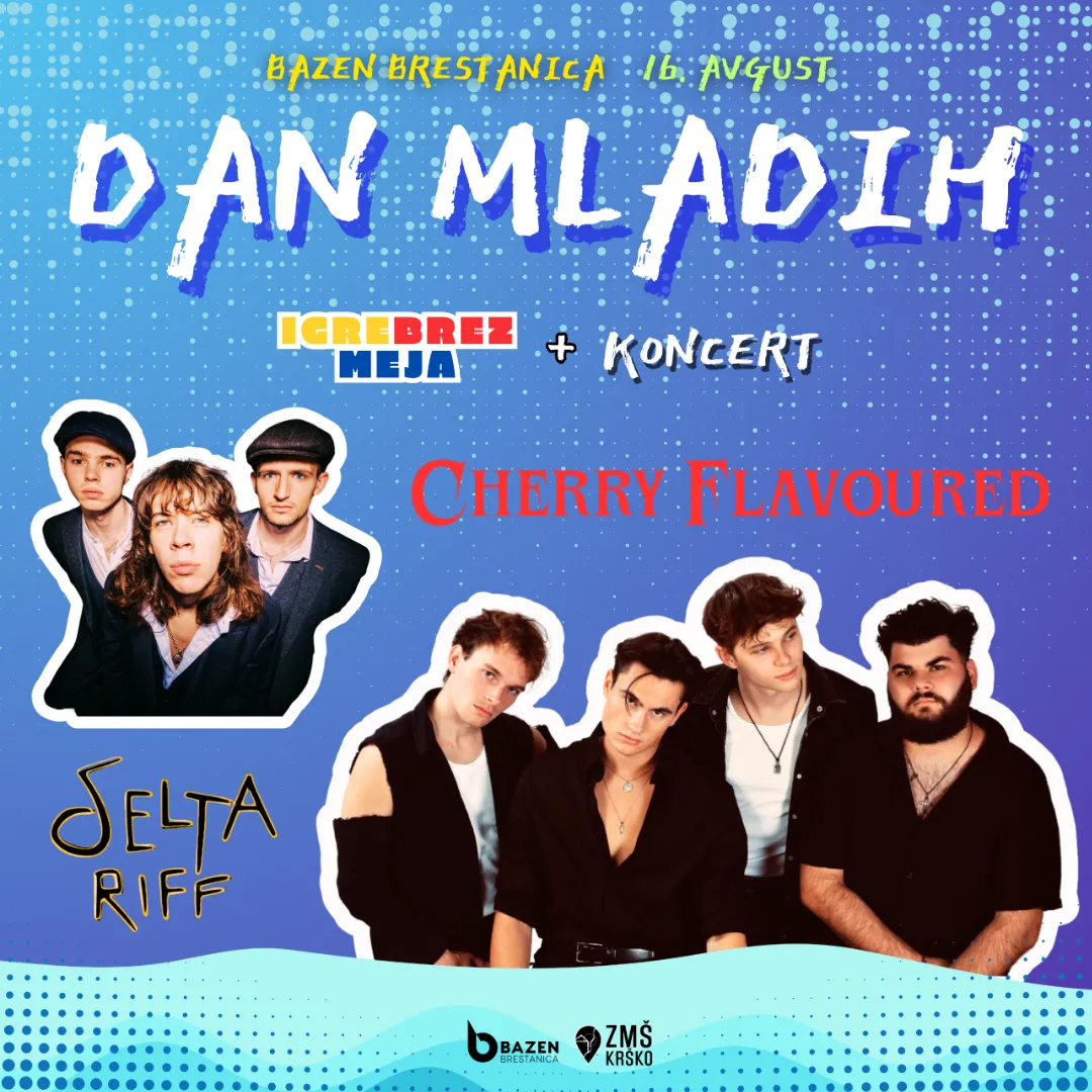 dan mladih na bazenu brestanica, koncert in igre brez meja, dogodek