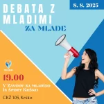 debata za mlade z mladimi, dogodek