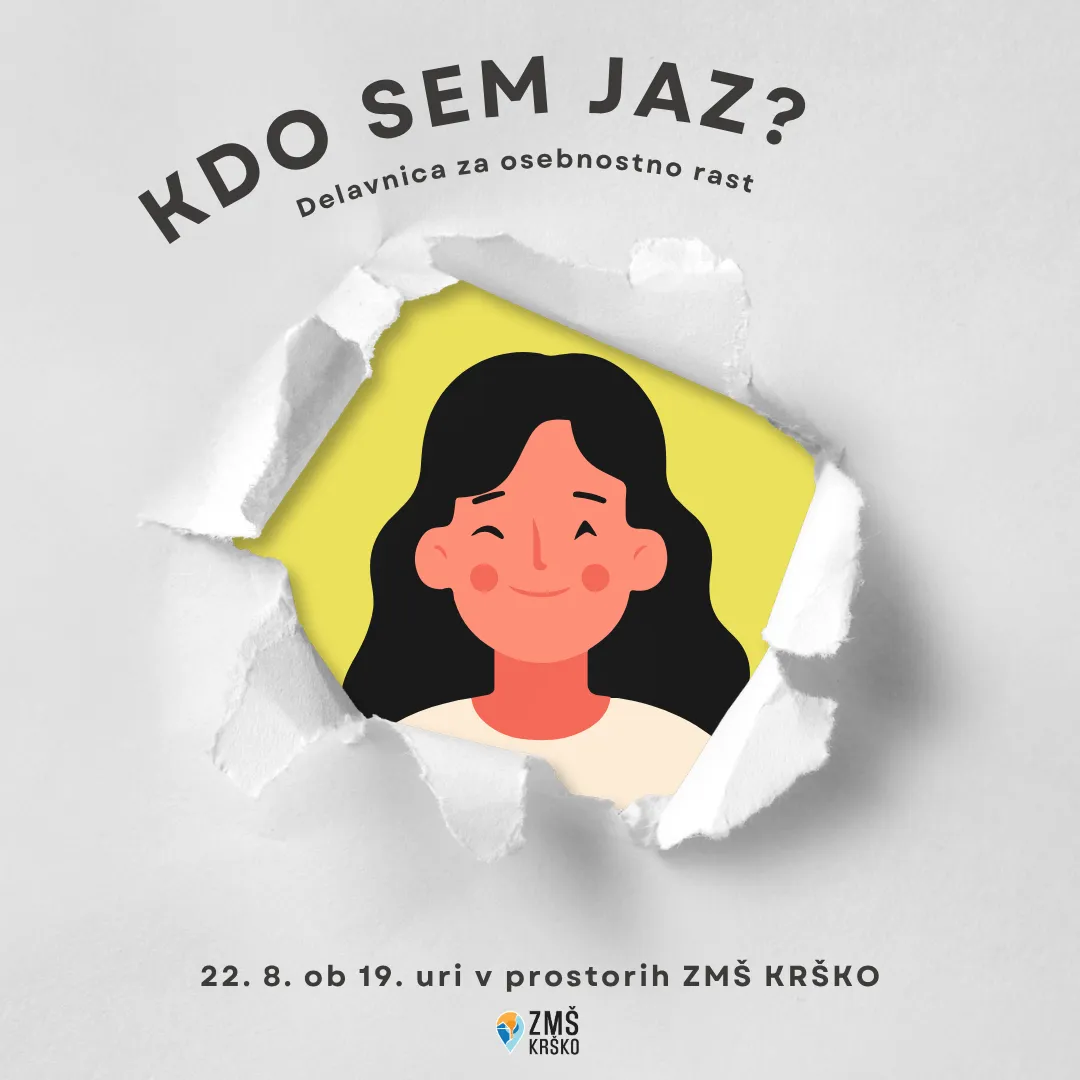 kdo sem jaz, delavnica samospoznavanja za mlade, dogodek
