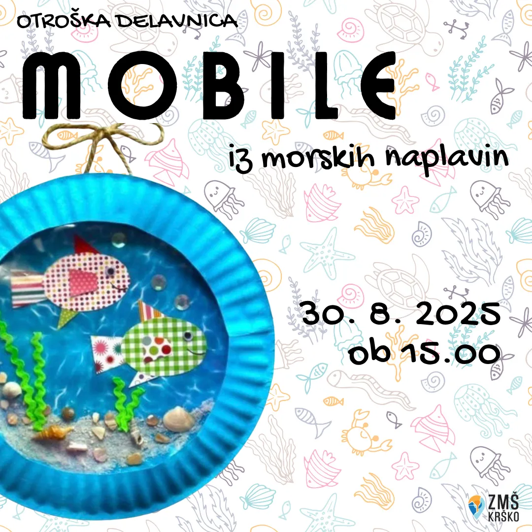 otroška delavnica, mobile iz morskih naplavin, dogodek