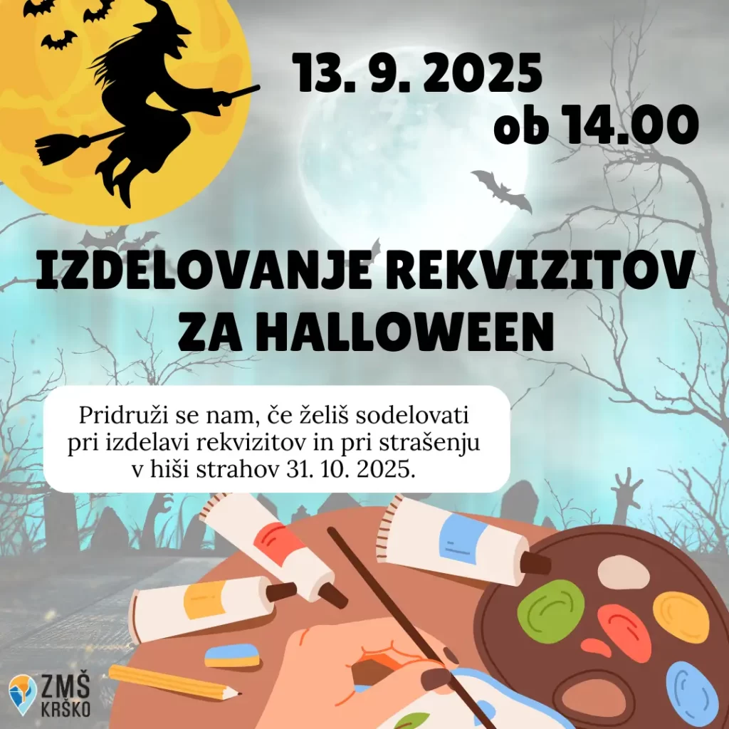 izdelovanje rekvizitov prvič, dogodek
