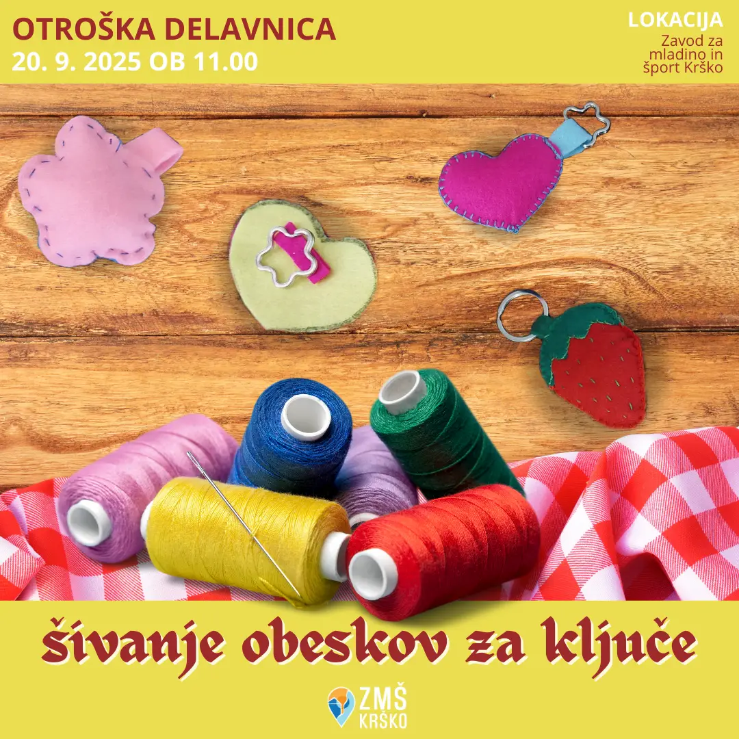 od - šivanje obeskov za ključe