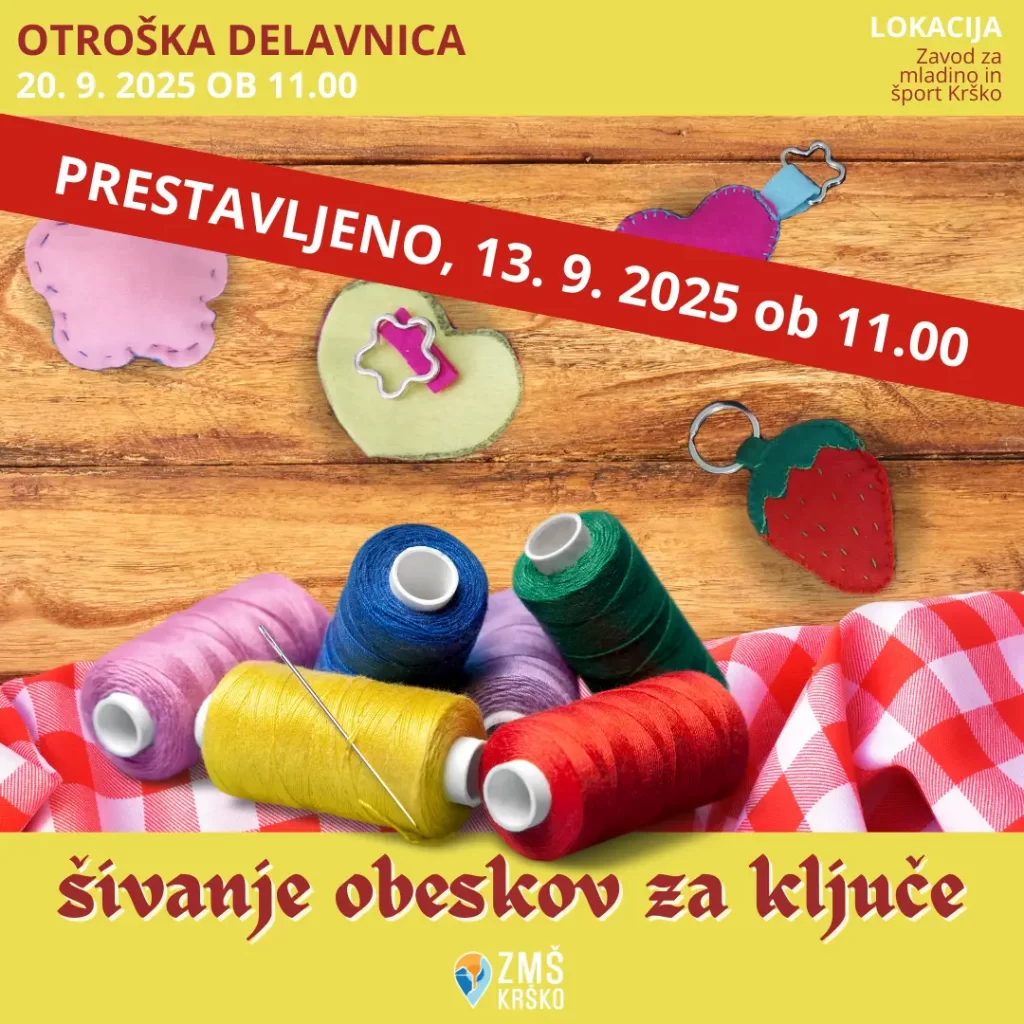 otroška delavnica, izdelava obeskov za ključe, dogodek