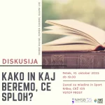 diskusija kako beremo - dogodek
