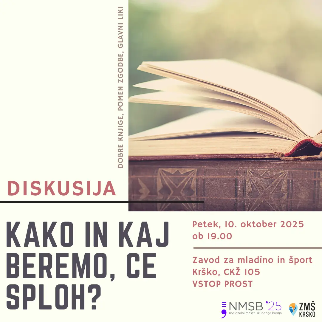 diskusija kako beremo - dogodek