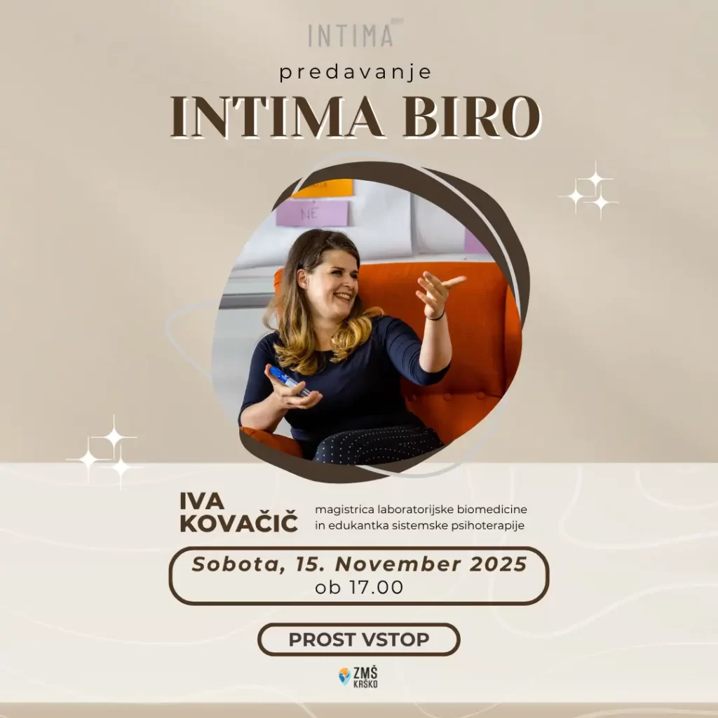 predavanje intima biro, dogodek