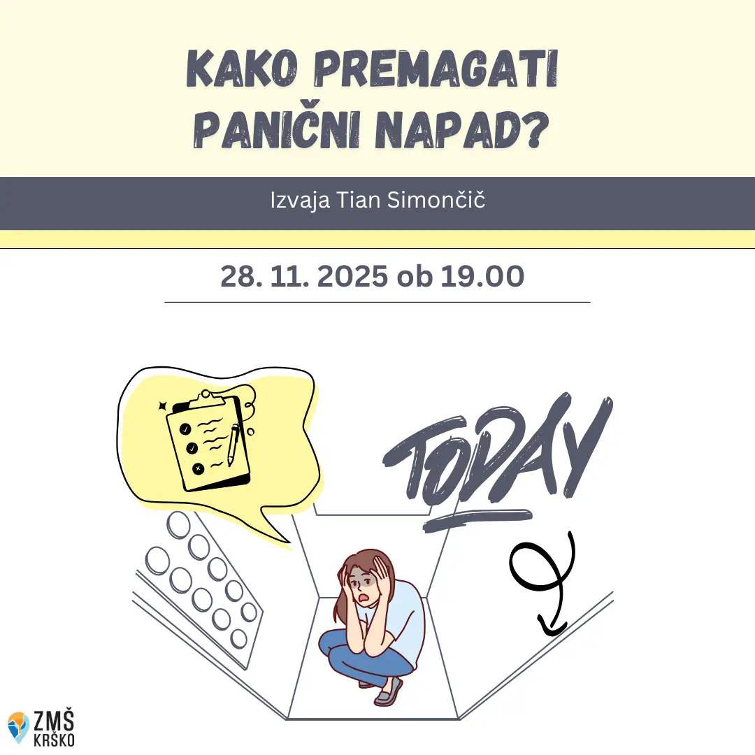 kako premagati panični napad, dogodek