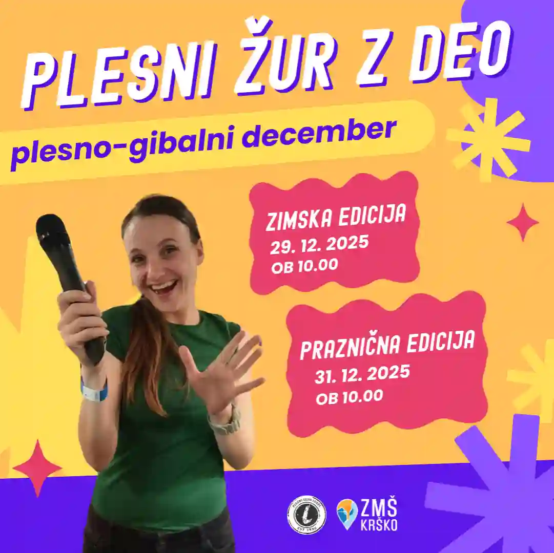 PLESNI ŽUR Z DEO – plesno-gibalni december!