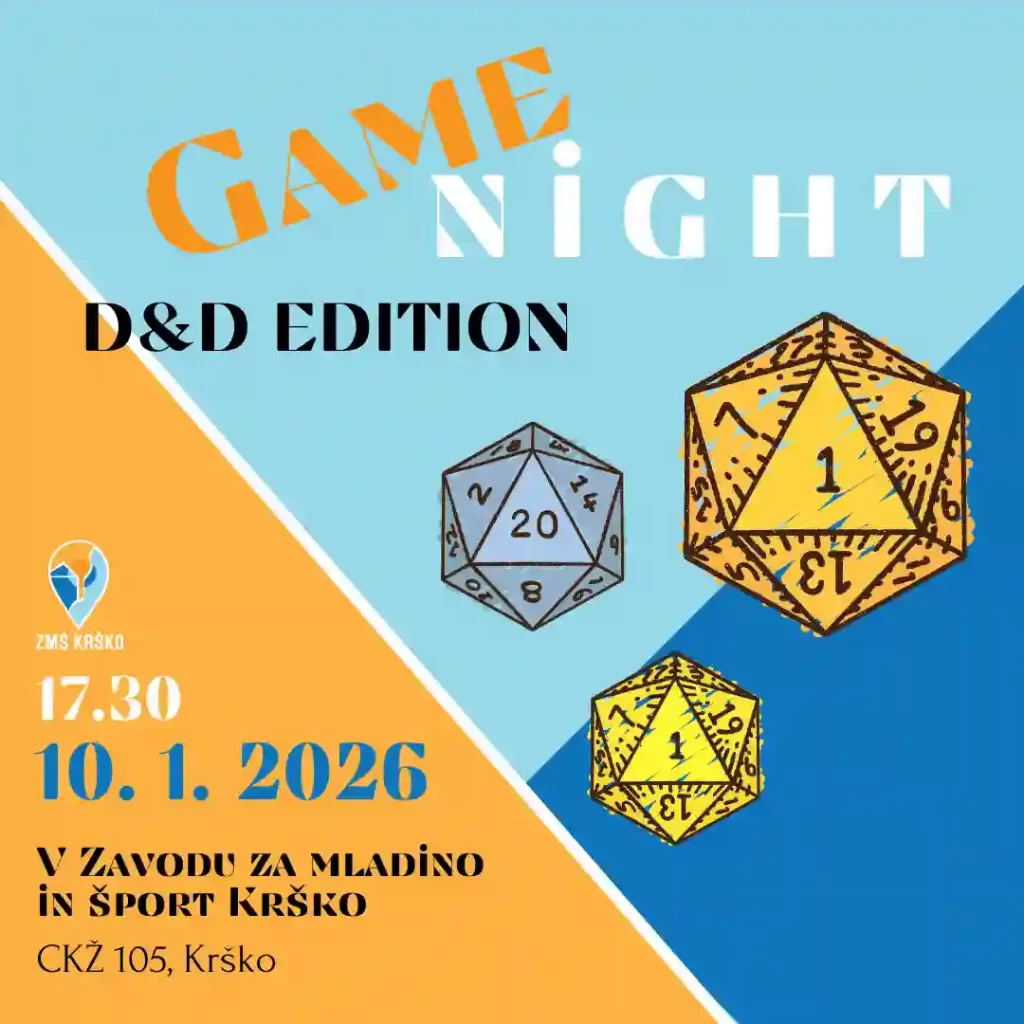 d&d game night za mlade