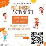 počitniške aktivnosti NEWSLETTER